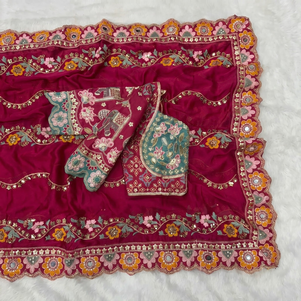 FANCY FABRIC SAREE