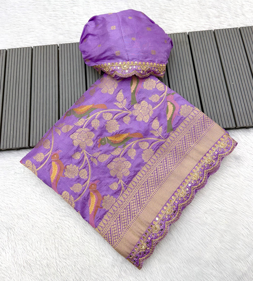 Pure Banarasi khadi silk saree