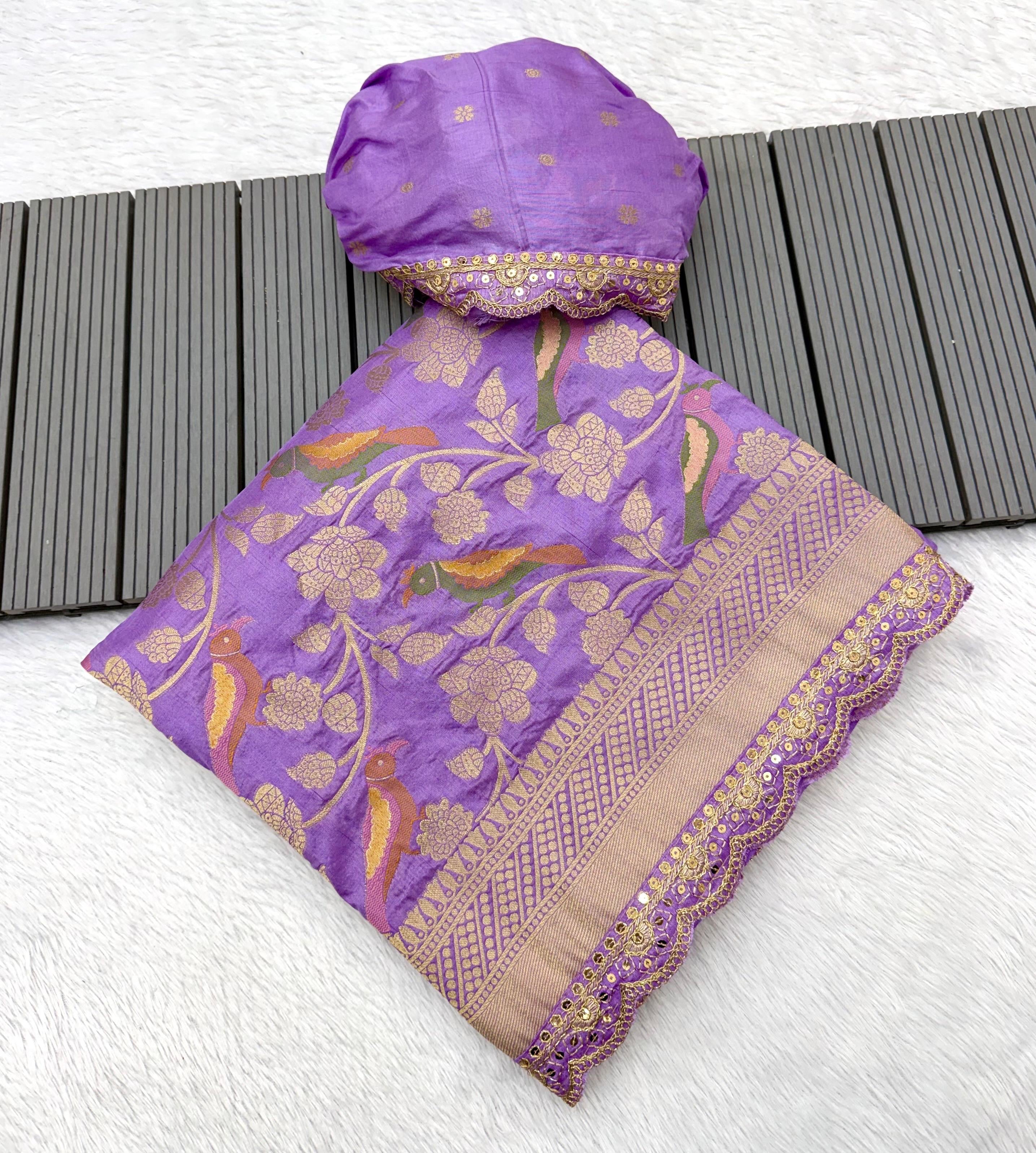 Pure Banarasi khadi silk saree