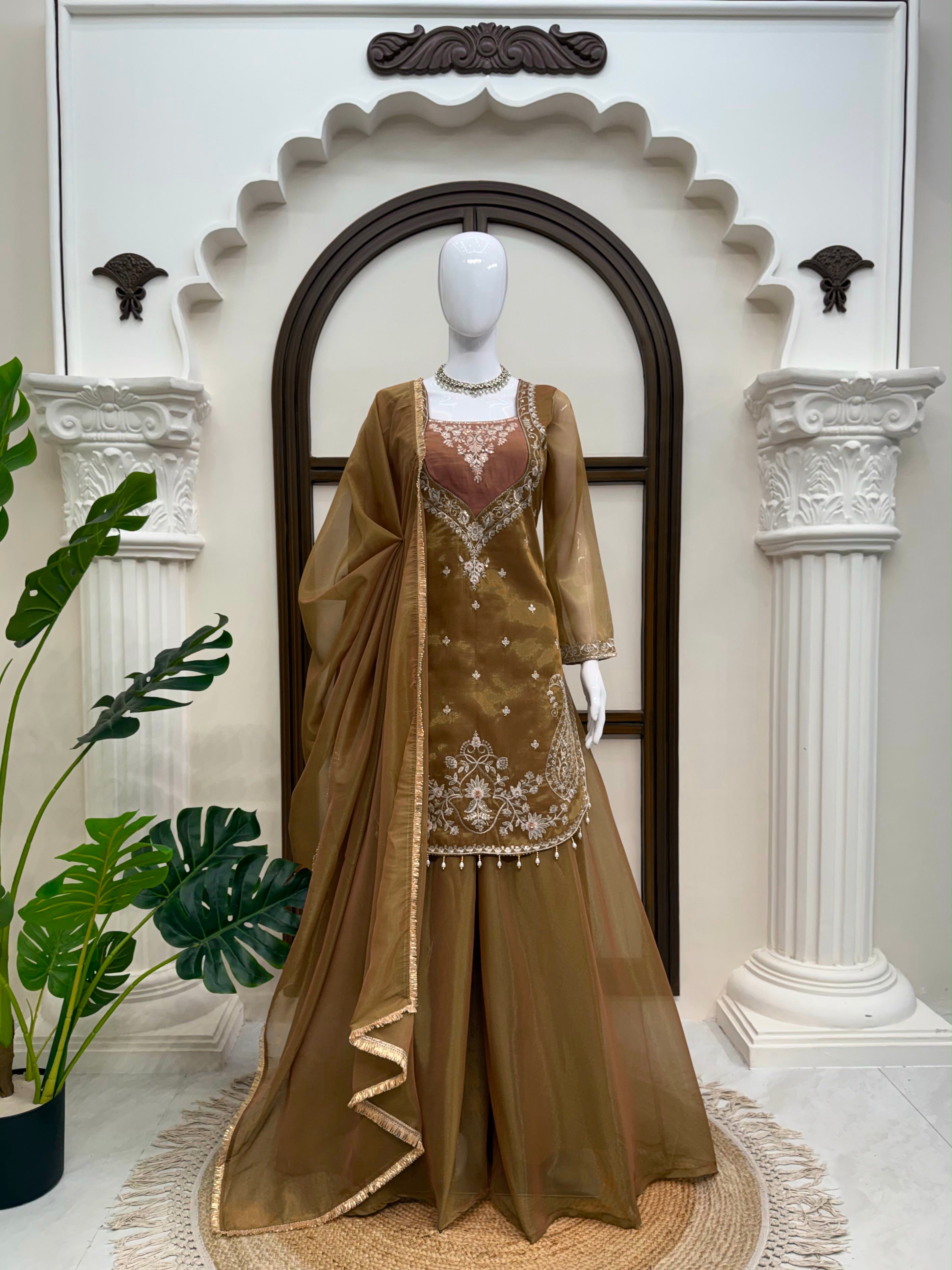 Premium 3-Piece Sharara Set
