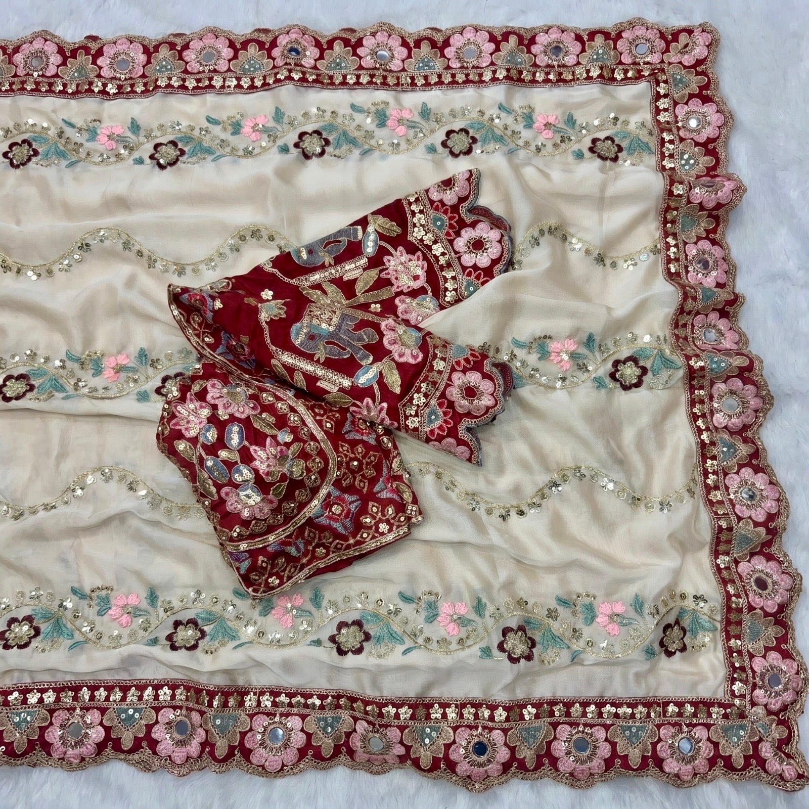 FANCY FABRIC SAREE