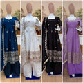 Embroidered Gown Set
