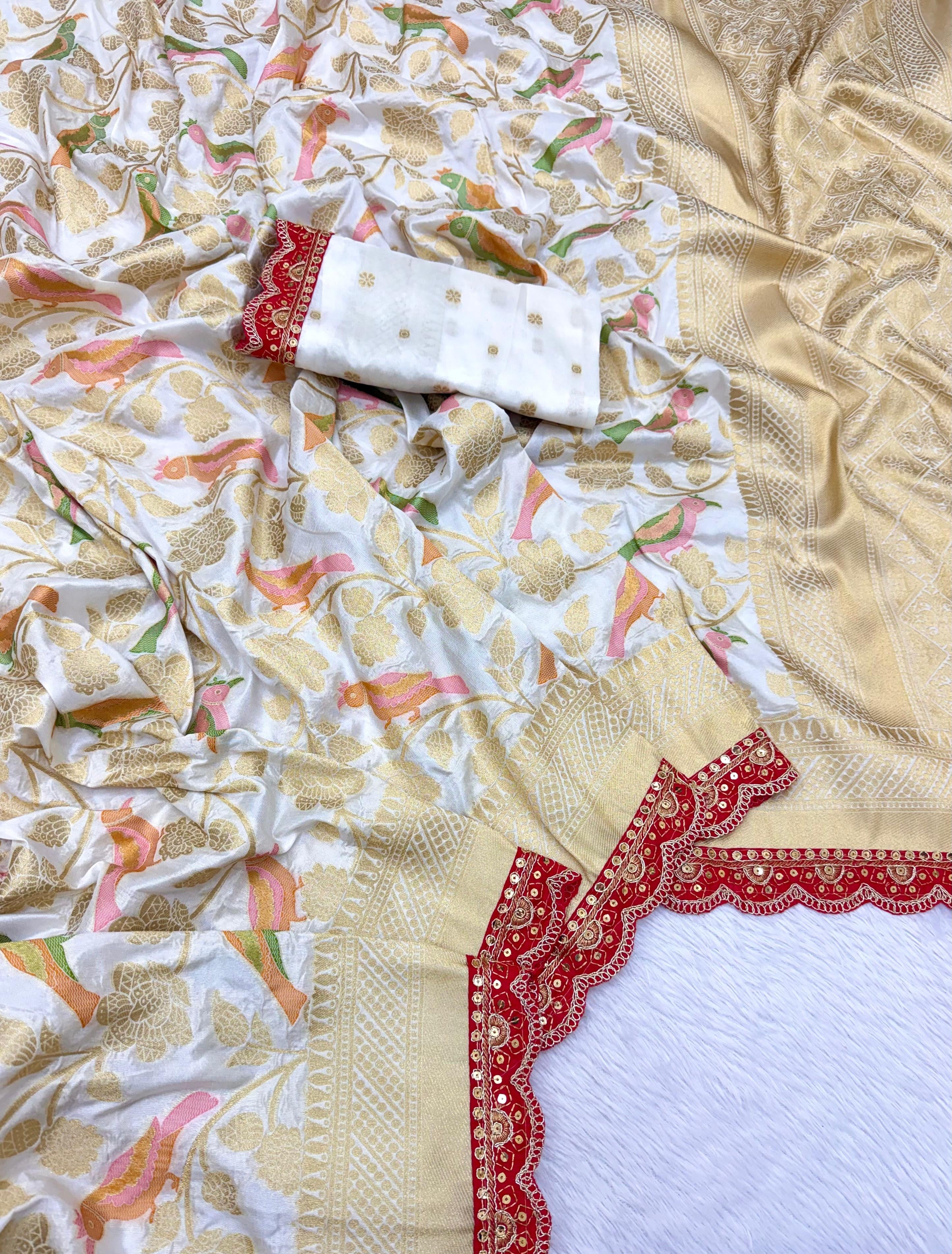 Pure Banarasi khadi silk saree