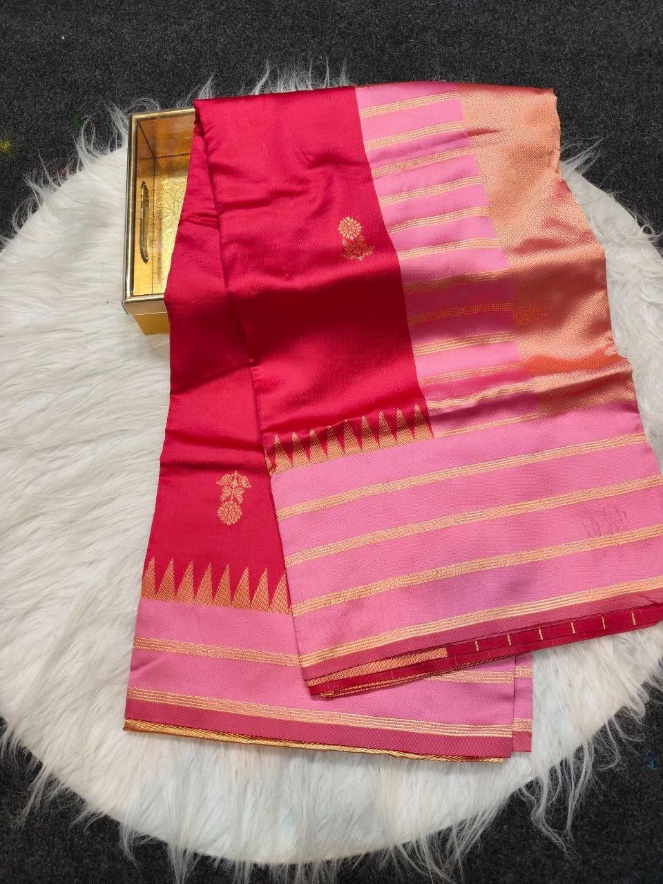 Soft Silk Art Silk Jacquard Border Saree