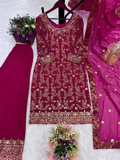 Traditional 3-Piece Kurti Set