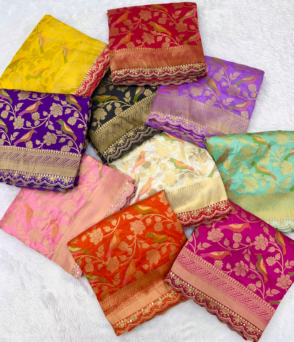Pure Banarasi khadi silk saree