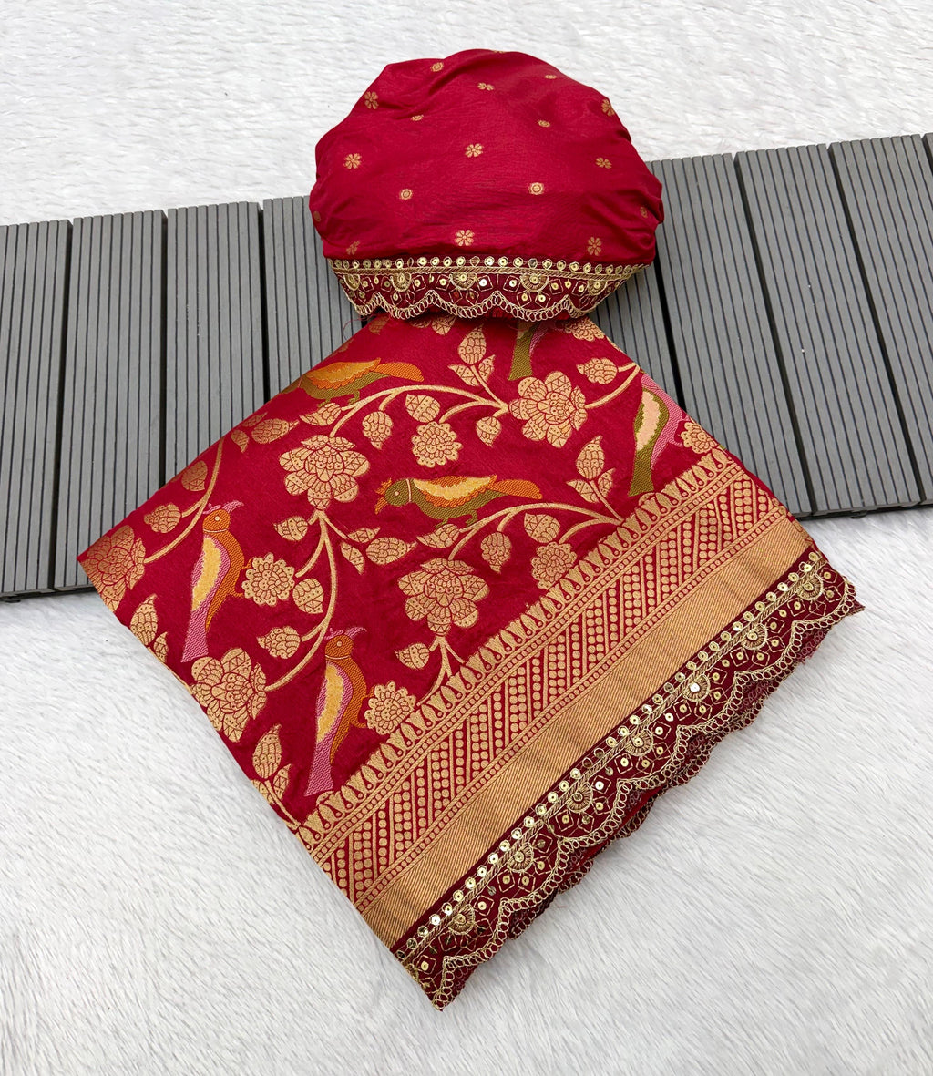 Pure Banarasi khadi silk saree