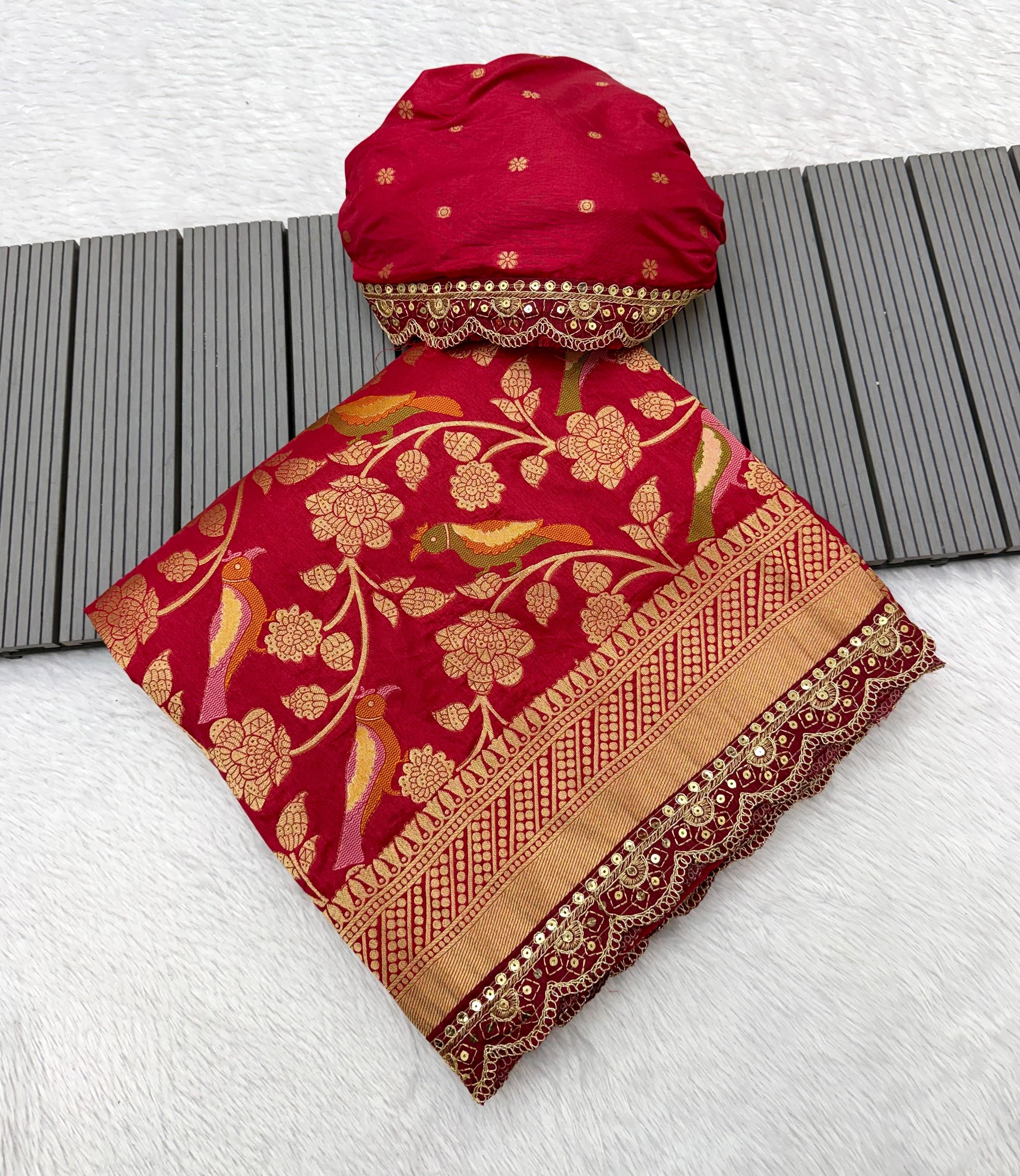Pure Banarasi khadi silk saree