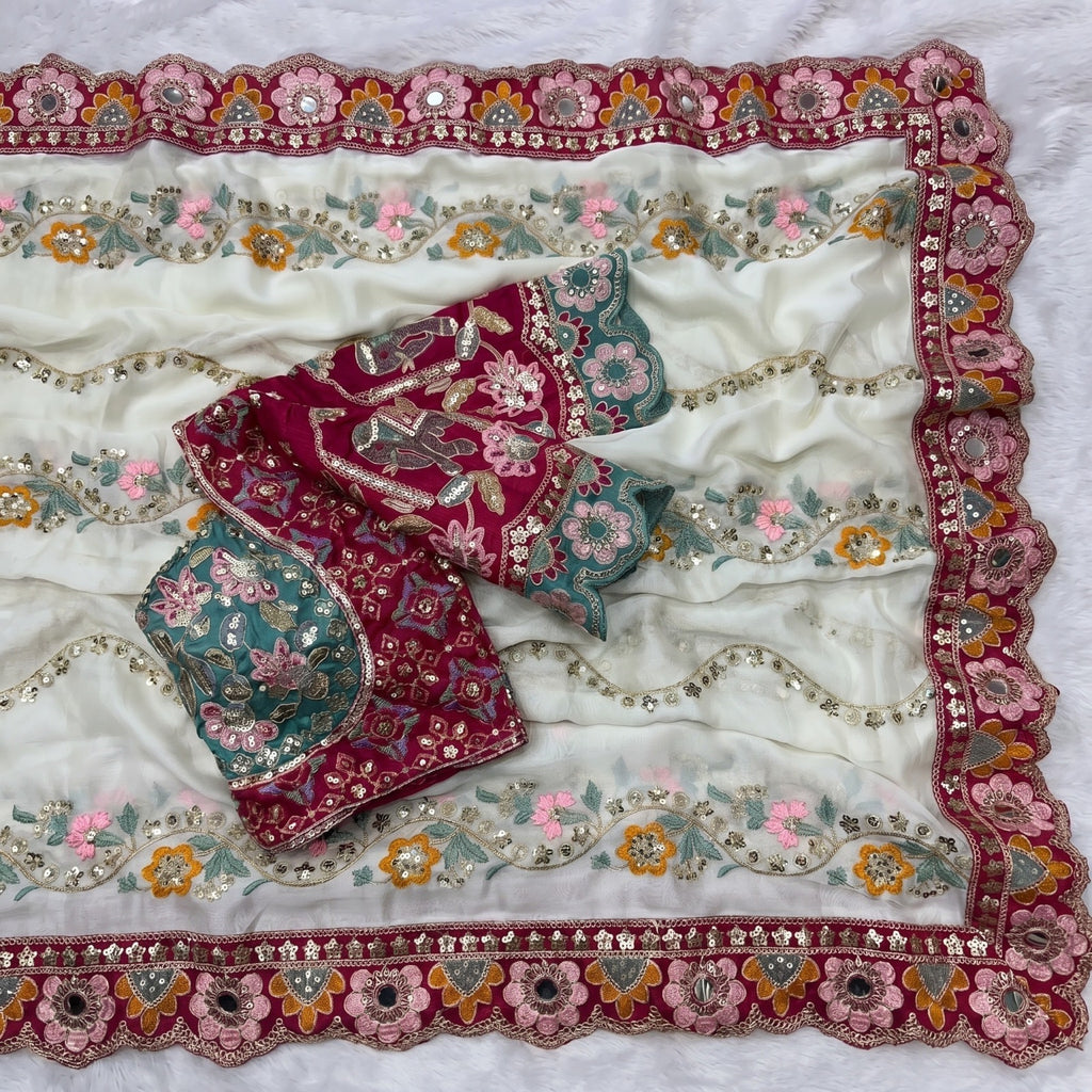 FANCY FABRIC SAREE