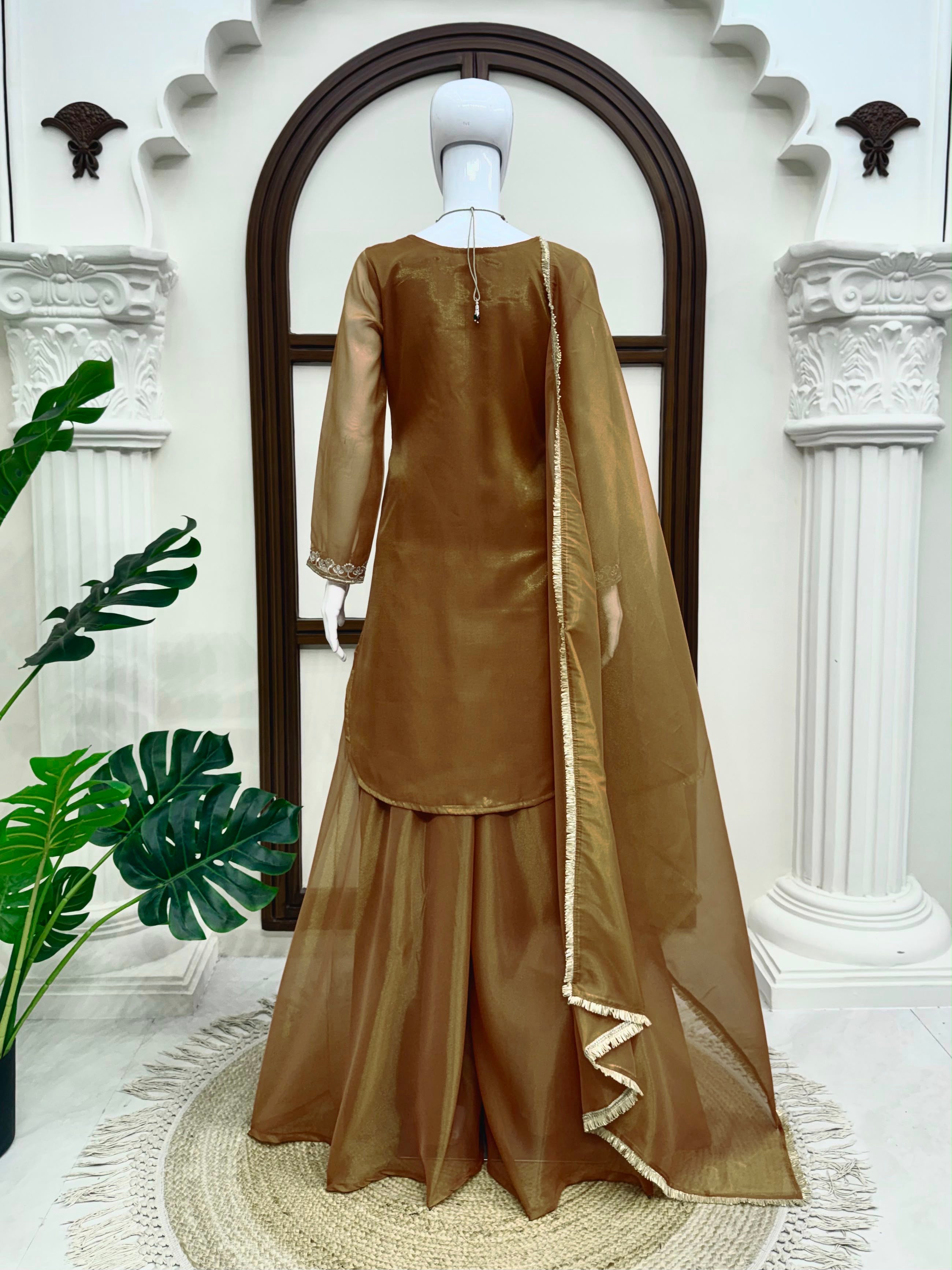Premium 3-Piece Sharara Set