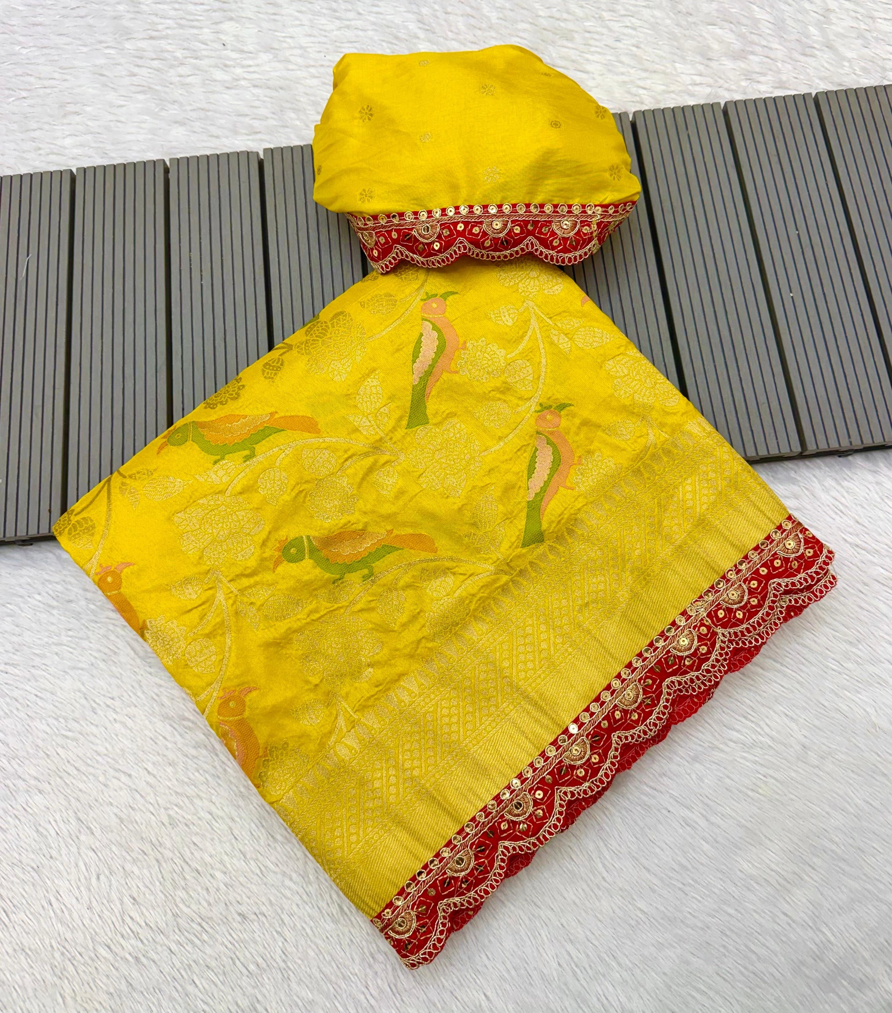 Pure Banarasi khadi silk saree