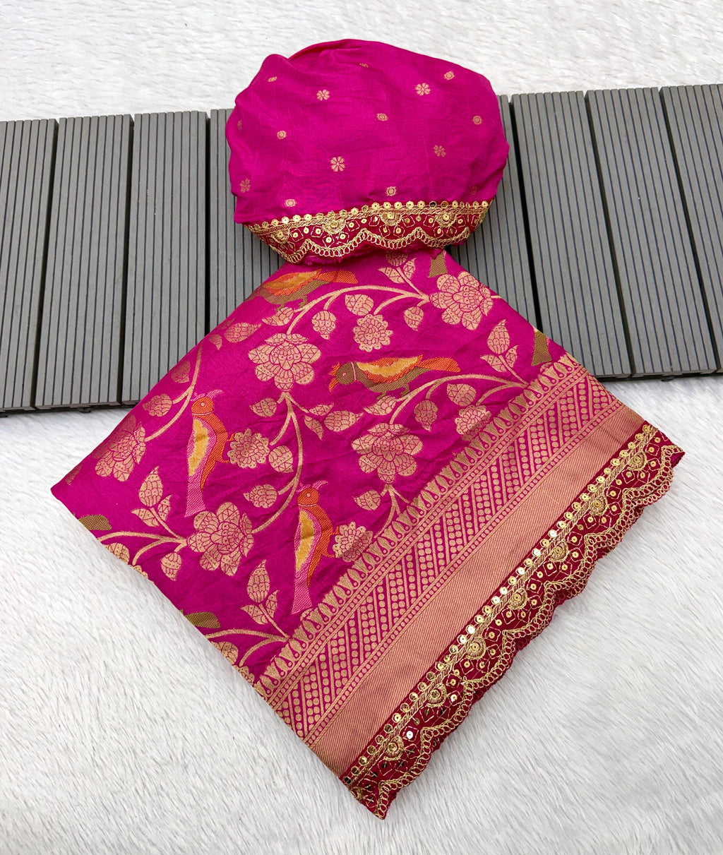 Pure Banarasi khadi silk saree