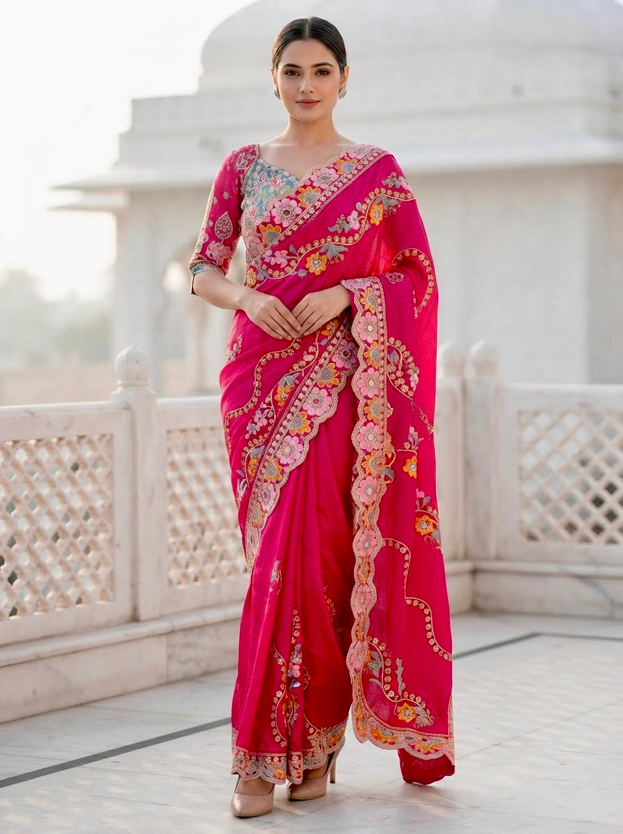 FANCY FABRIC SAREE