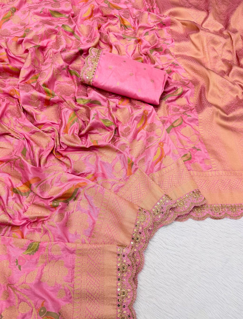 Pure Banarasi khadi silk saree