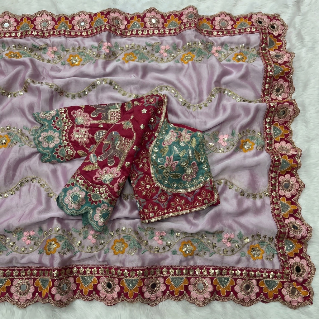 FANCY FABRIC SAREE