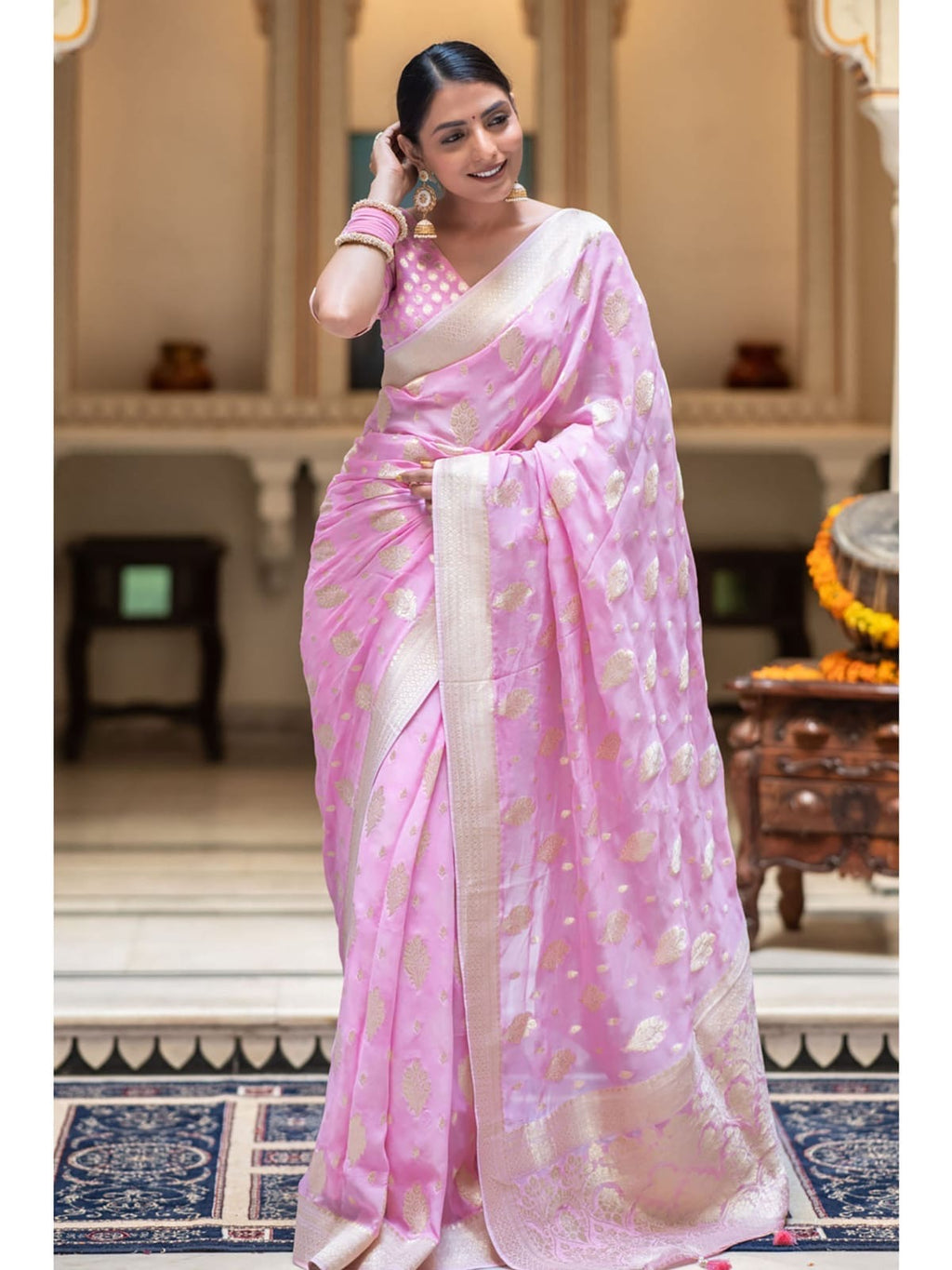 Banarasi Georgette Silk Saree