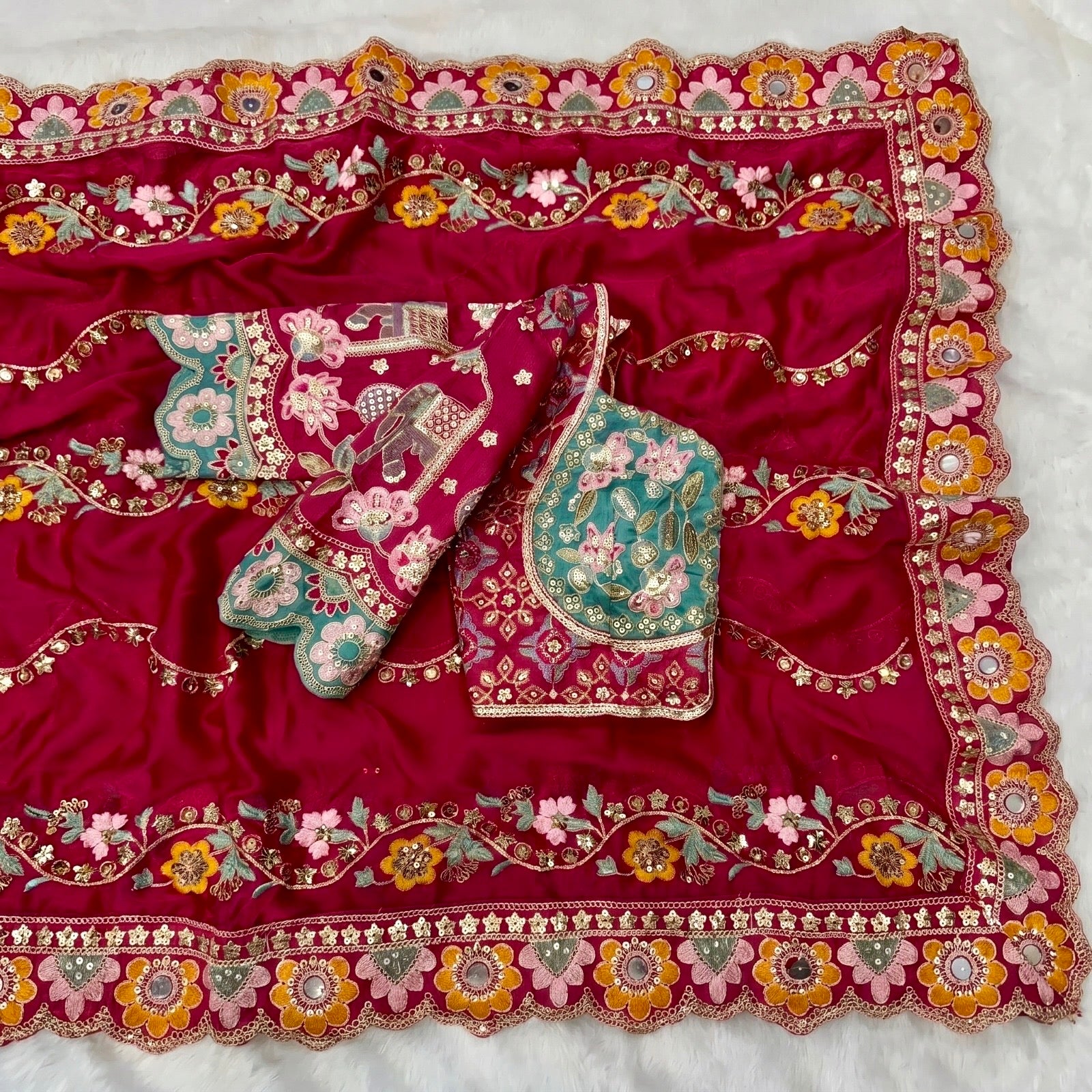FANCY FABRIC SAREE