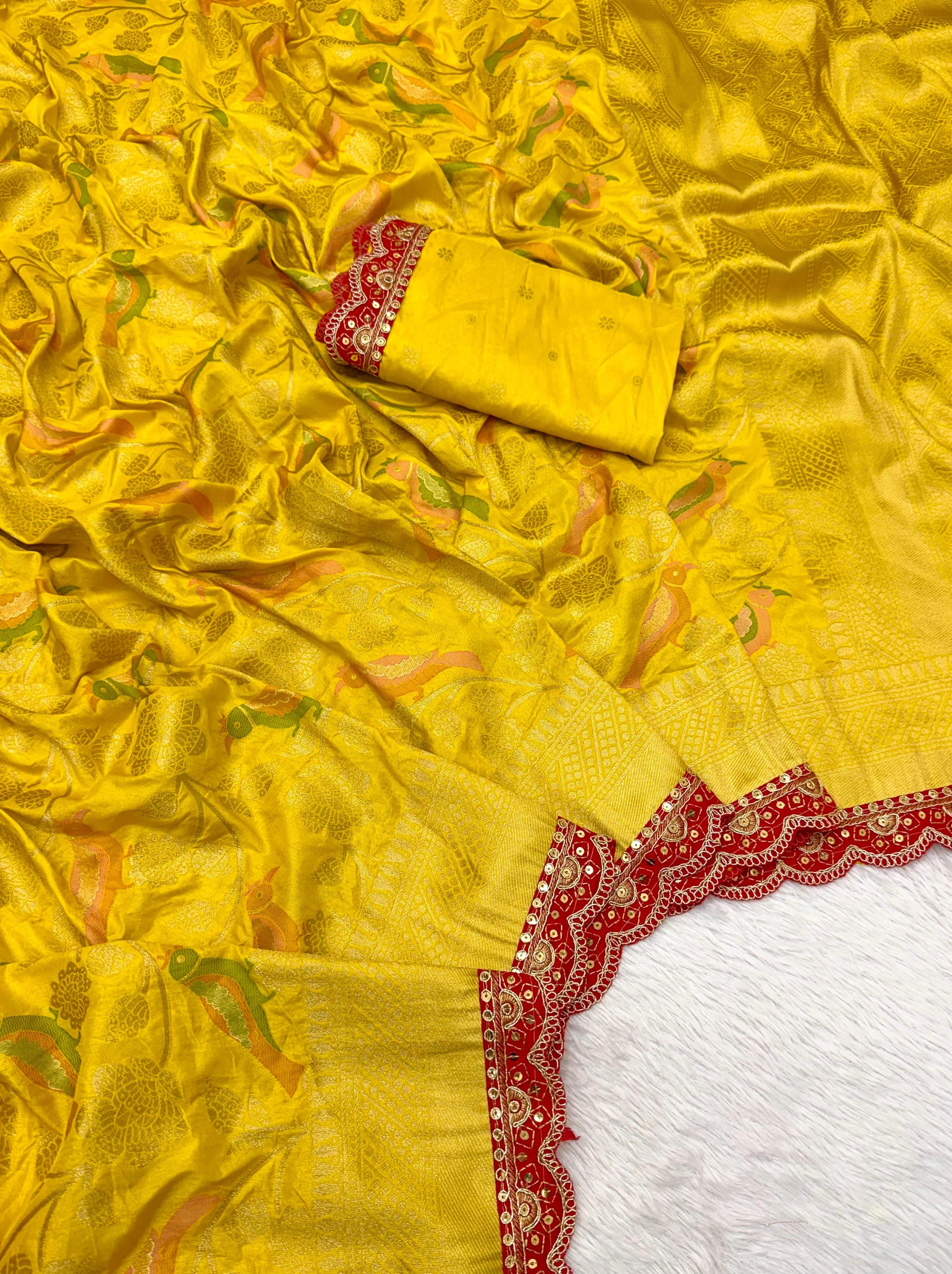 Pure Banarasi khadi silk saree