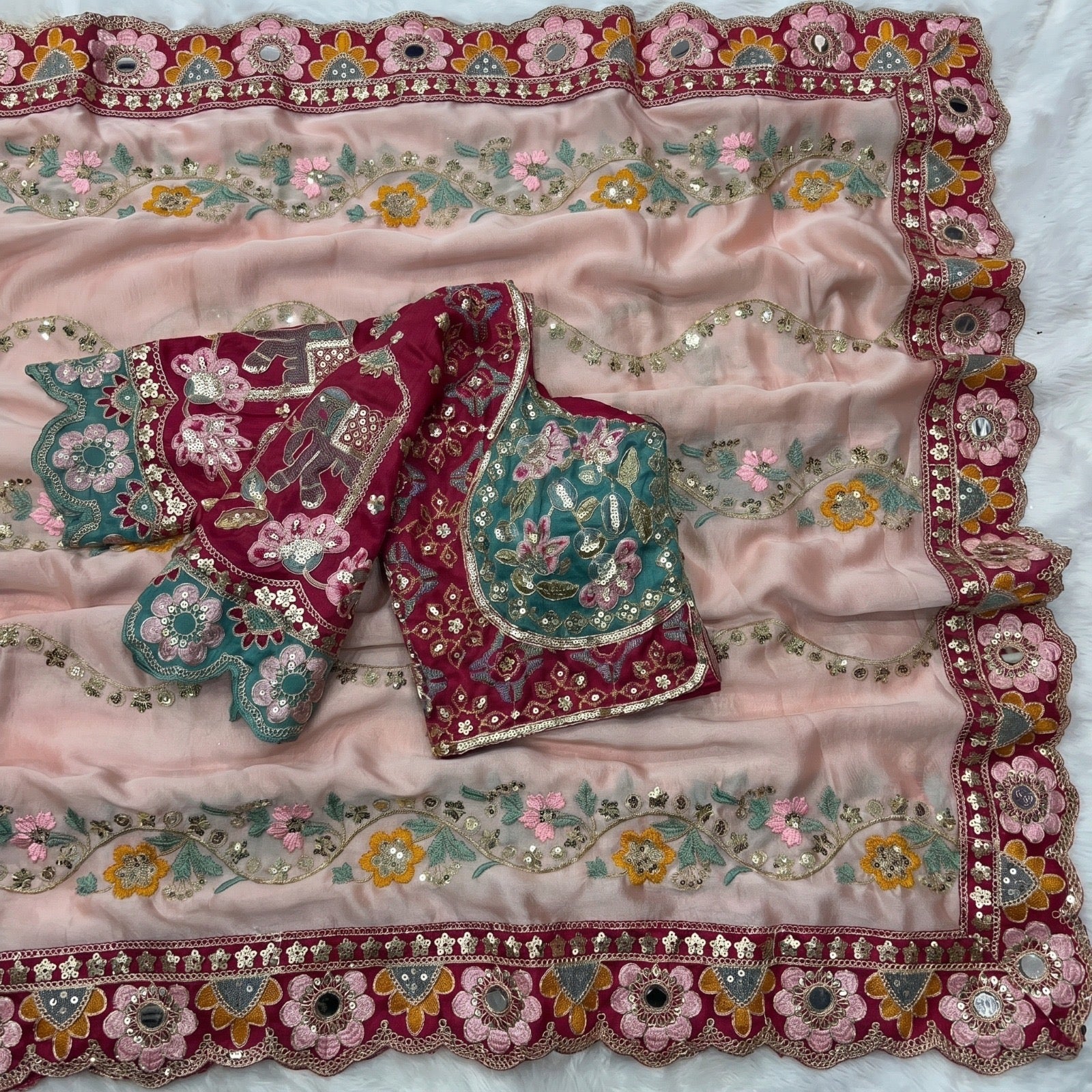 FANCY FABRIC SAREE