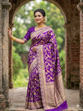 Pure Banarasi khadi silk saree