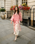 Organza Digital Print Shrug, Pant & Inner Top Set