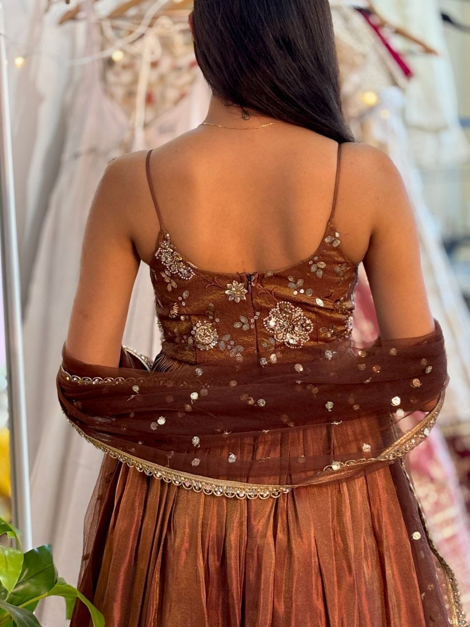 Golden Brown Gown