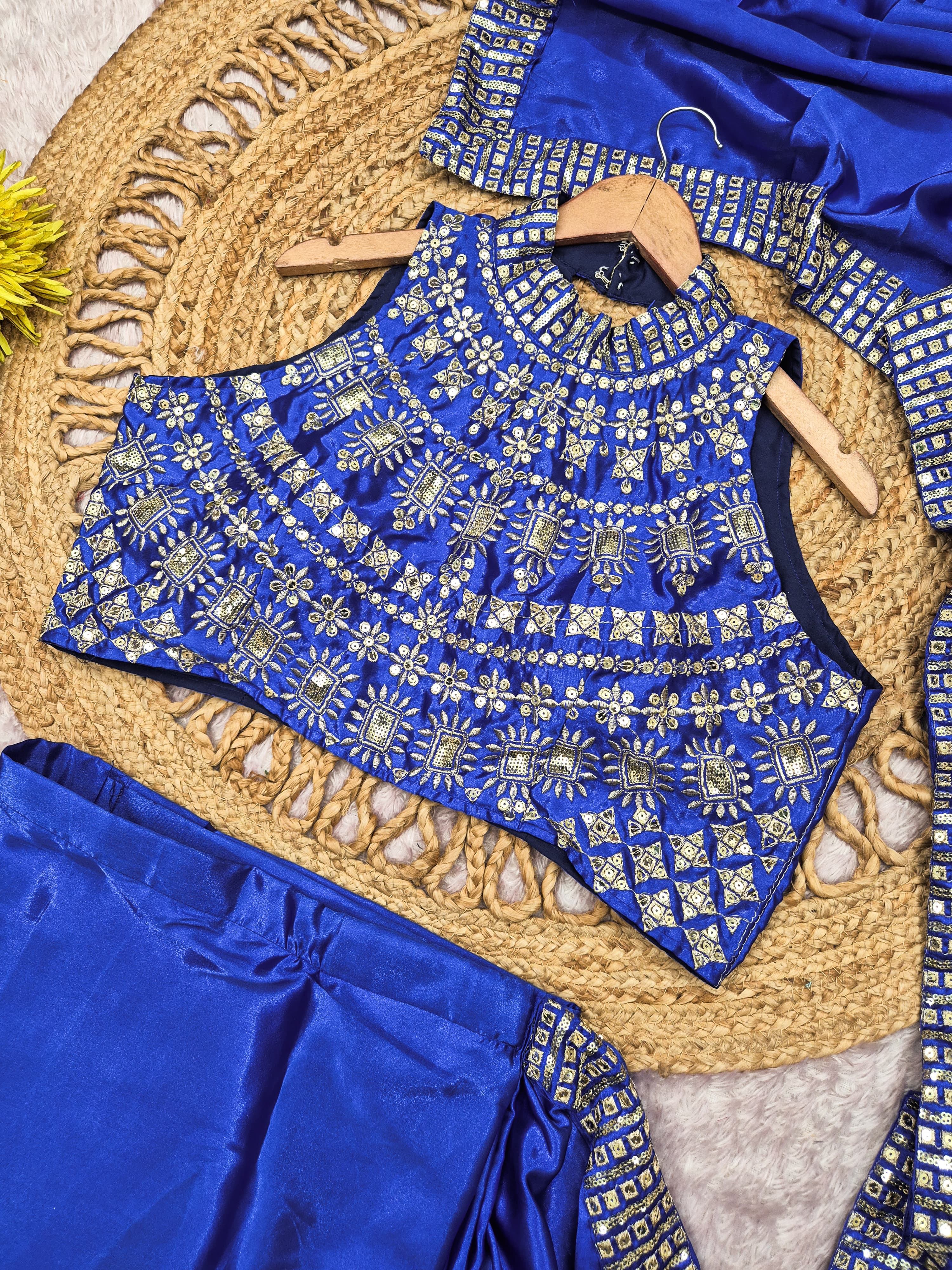 Diamond Satin Silk Ready-to-Wear Drape Saree