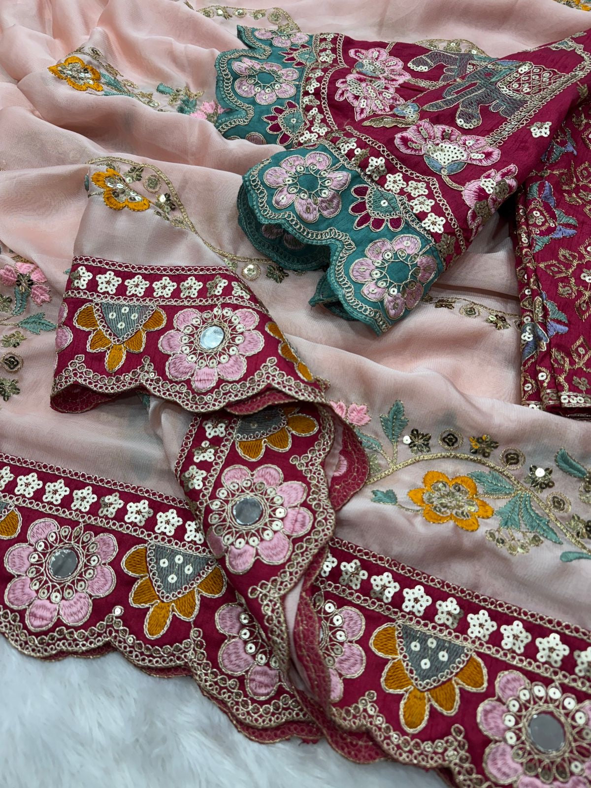 FANCY FABRIC SAREE