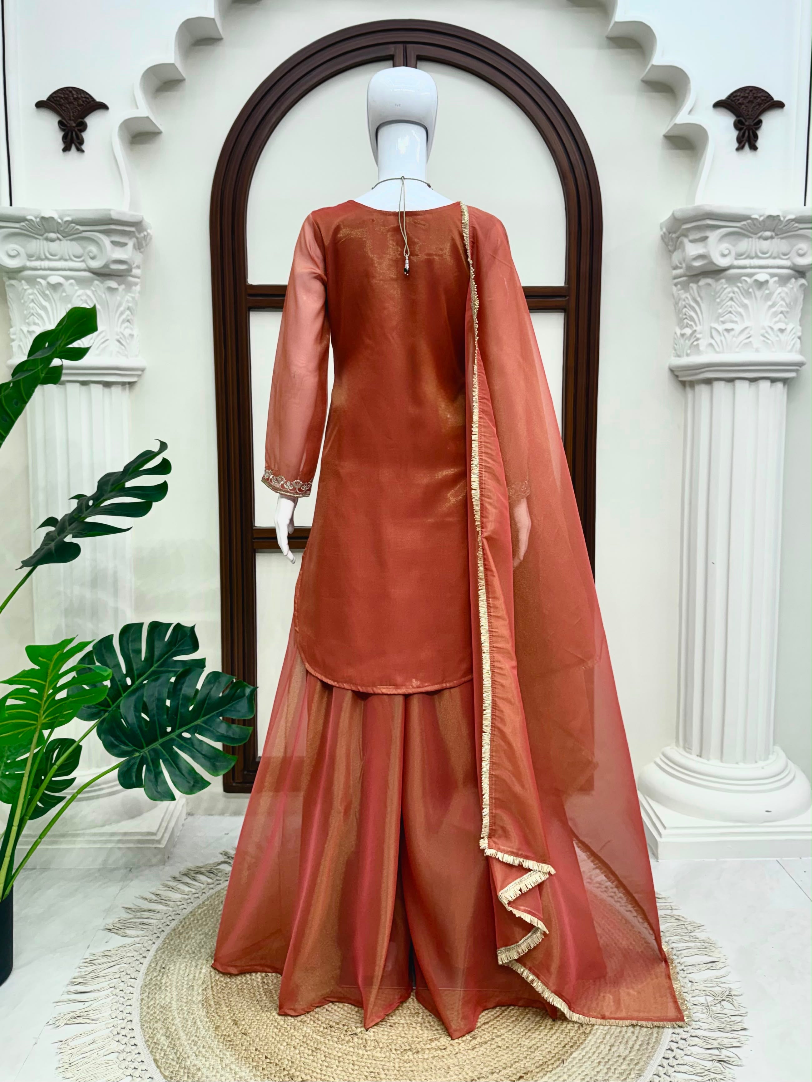 Premium 3-Piece Sharara Set
