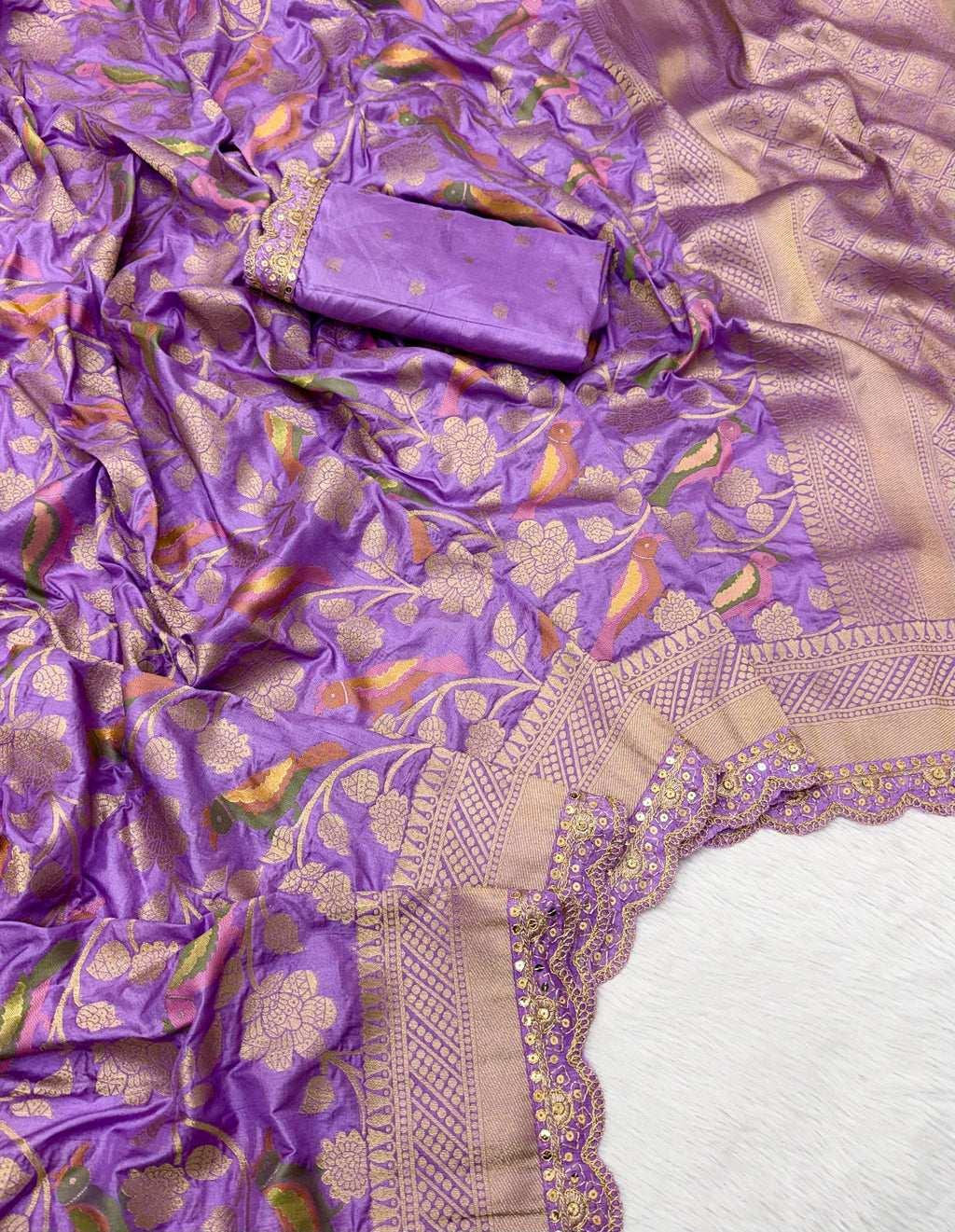 Pure Banarasi khadi silk saree