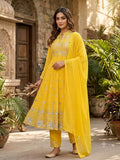 Designer Sequence Embroidered Top, Pant & Dupatta Set