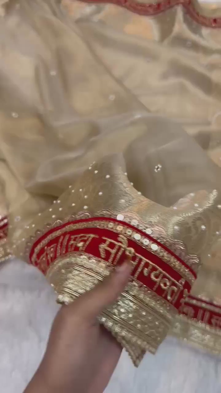 Banarasi Soft Maharani Tissue 2.0 Silk Saree